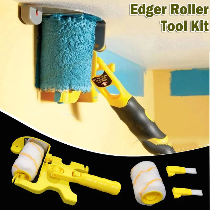 Multifunction Wall Paint Roller Set Professional Clean-Cut Edger Painting Rolling Brush for Wall Edge Painting Treatment Tool